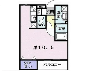 カーサ・プラシード【1階】の間取り