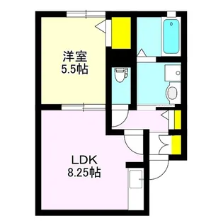 シャネル【2階】の間取り