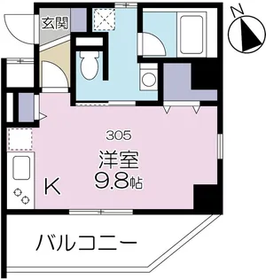 【コントライ】【3階】の間取り