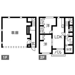 櫻Garageの間取り