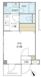 キバサンフラット【3階】の間取り