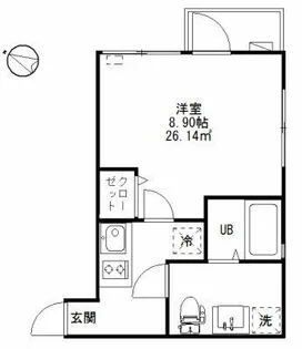 アーバンステージ池上B棟【2階】の間取り