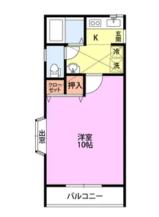 ライトウィン【2階】の間取り