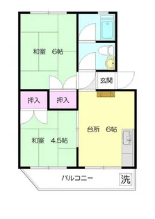ジョイヒルズ【3階】の間取り