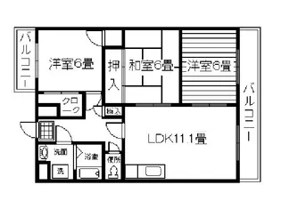 チェリーマンション加世田【1階】の間取り