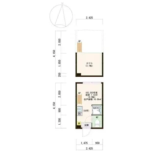 ハーモニーテラス上落合【1階】の間取り