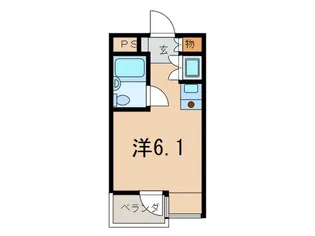 シティコア夙川【1階】の間取り