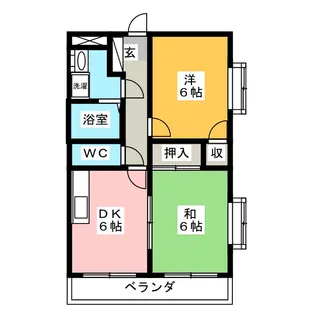 ロイヤルメゾン【2階】の間取り