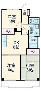 コスモ21【4階】の間取り