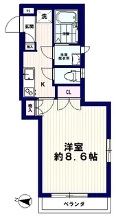 MAISON KAEDE【2階】の間取り