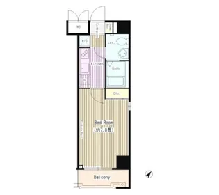 ハイトサーブル川崎【9階】の間取り