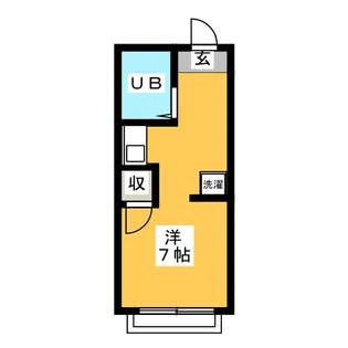 グリーンパーク飛鳥【1階】の間取り