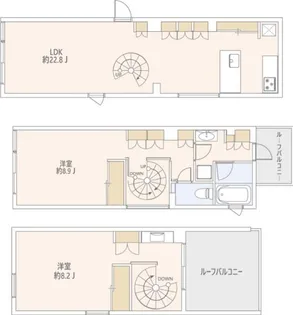 GrandStory西麻布【3階】の間取り