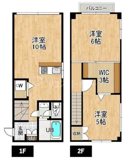 サンピア北小金【1階】の間取り