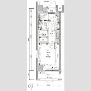 クレヴィスタ板橋西台【3階】の間取り