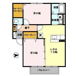 モアリエII号館【2階】の間取り
