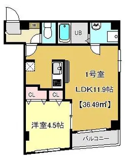 CASA COLZA幕張【3階】の間取り