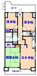 シティプラザ市川【4階】の間取り
