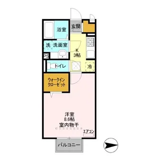 プレシャス育英【2階】の間取り