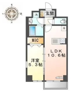 Rio Grande名駅【6階】の間取り