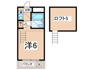 レクコ-ポ妙蓮寺【2階】の間取り