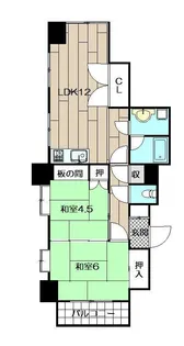 エルドラド東武【1階】の間取り
