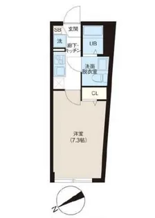 レピュア西巣鴨駅前レジデンス【5階】の間取り