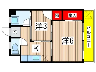 メゾン西千葉【3階】の間取り
