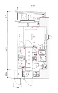 フェルクルールプレスト池袋ウエスト【4階】の間取り