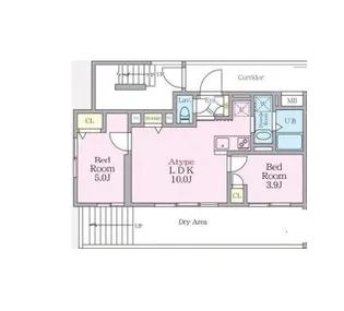 HJクラウンIIの間取り