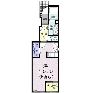 リラッサンテ【1階】の間取り