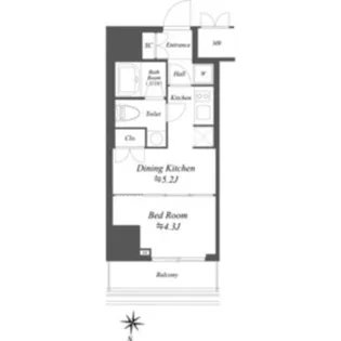 AIFLAT文京本駒込【4階】の間取り