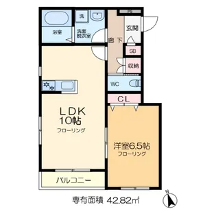 クロスロード【3階】の間取り