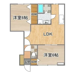 ポエジー・K【1階】の間取り