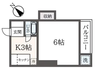 ジンハイム【1階】の間取り