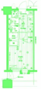 グランド・ガーラ横濱元町【10階】の間取り