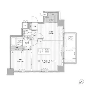 マイトリィ四ツ谷【9階】の間取り