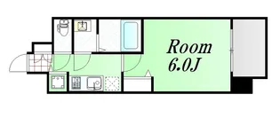 アドバンス大阪グロウスII【2階】の間取り