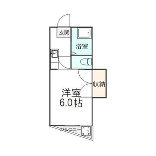 堀家第二ビル【2階】の間取り