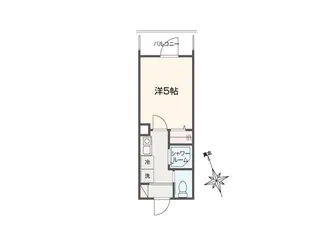 MELLAS小島新田【3階】の間取り