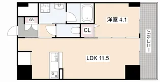 エール茨木本町【2階】の間取り