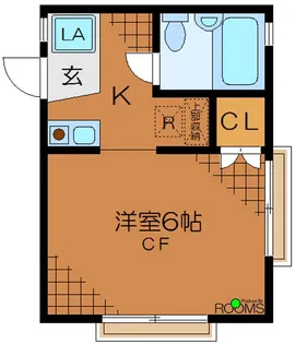 ベル・シャンブル【2階】の間取り
