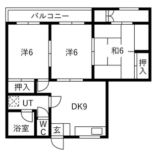 プランドゥ御花前 【旧名:筑紫ビル】【3階】の間取り