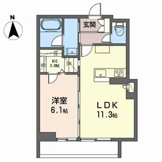 Refisia【2階】の間取り