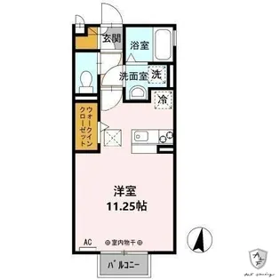 ジュネス丸山D【1階】の間取り