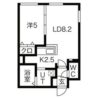 BREEZE南11条【2階】の間取り