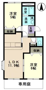 CRYSTAL【1階】の間取り