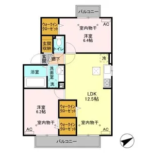 なでしこ【1階】の間取り