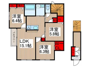Ecrasie【2階】の間取り