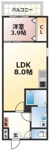 セブンプロート古市【1階】の間取り
